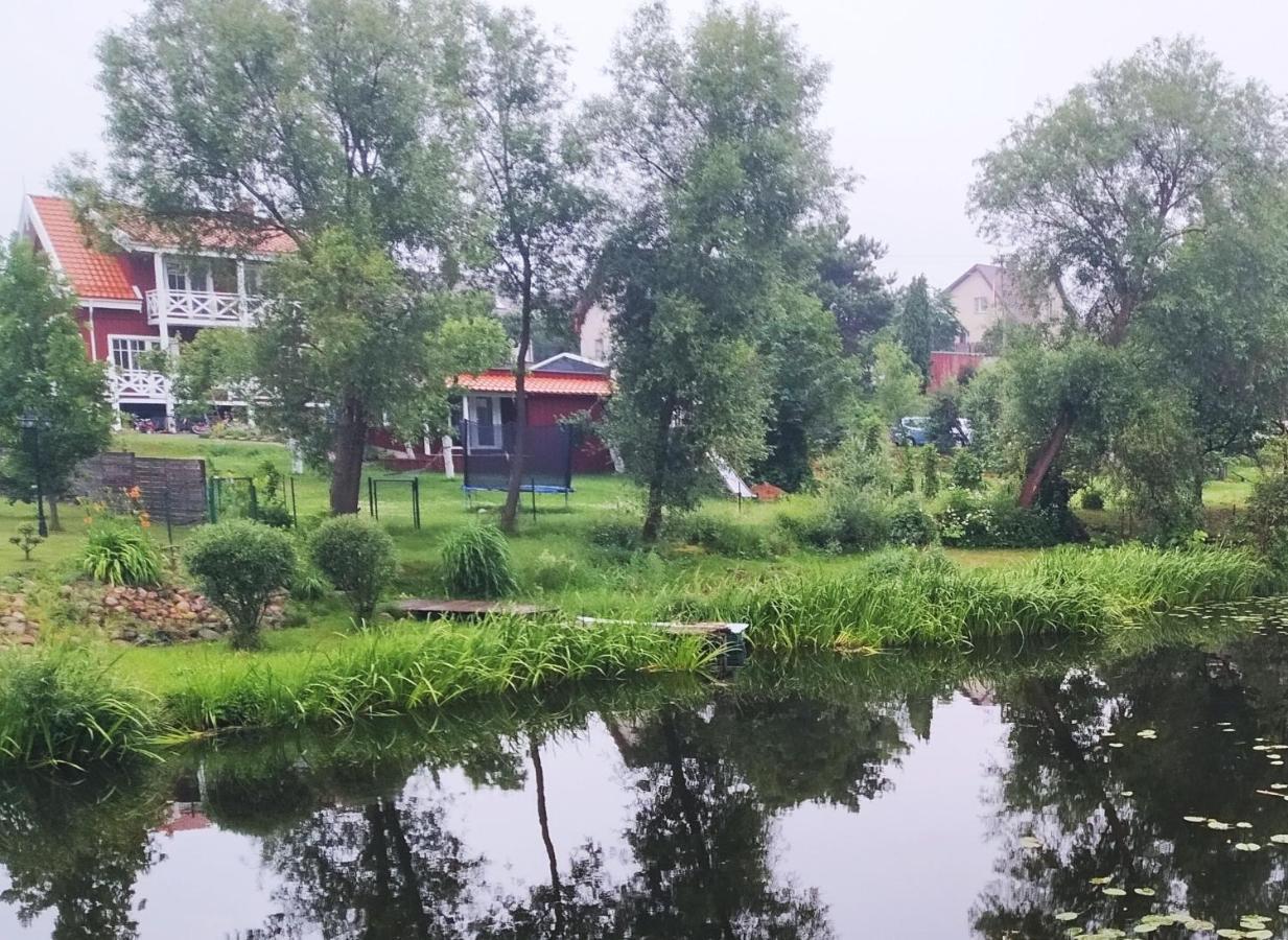 克雷廷加River Side Studio, 9Mi From Palanga, With Sauna别墅 外观 照片