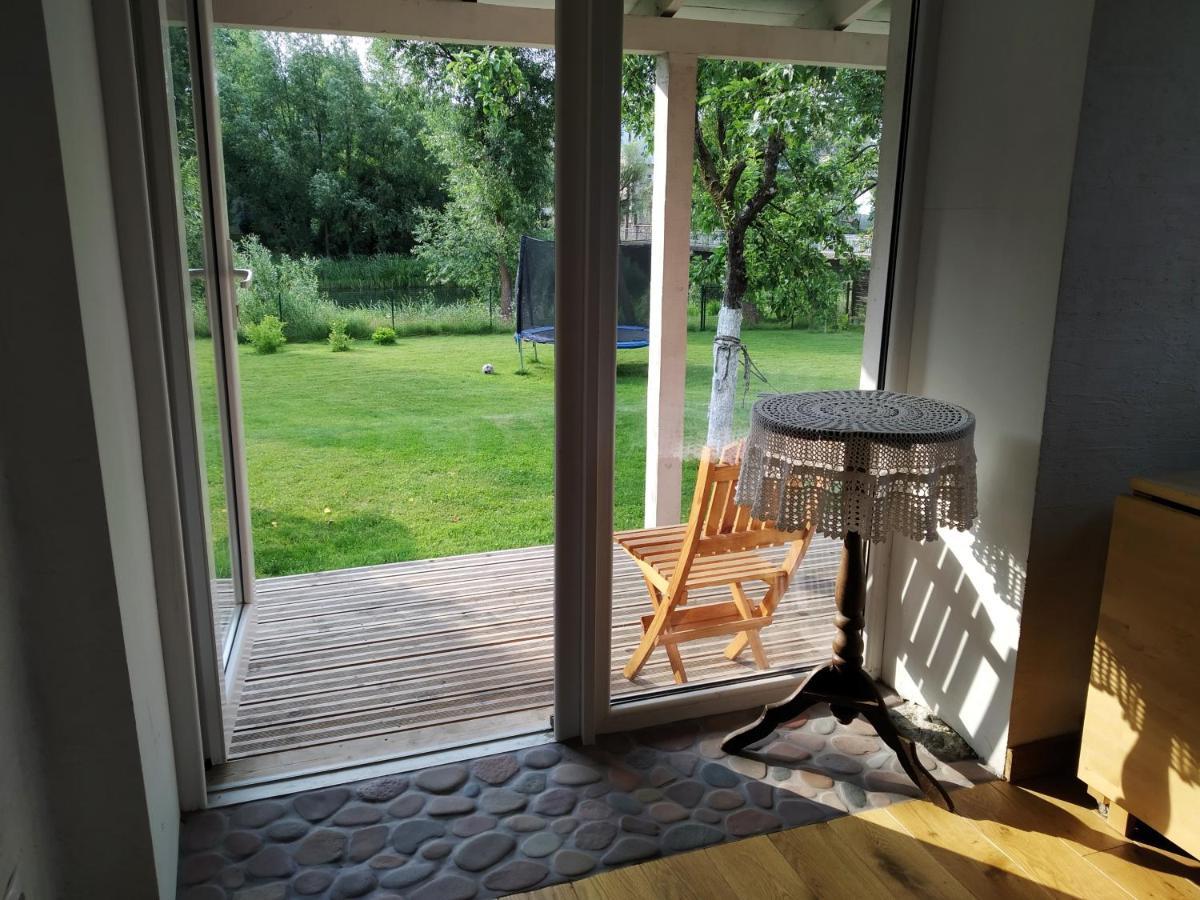 克雷廷加River Side Studio, 9Mi From Palanga, With Sauna别墅 外观 照片